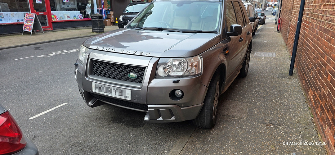 Off-road pavement parking