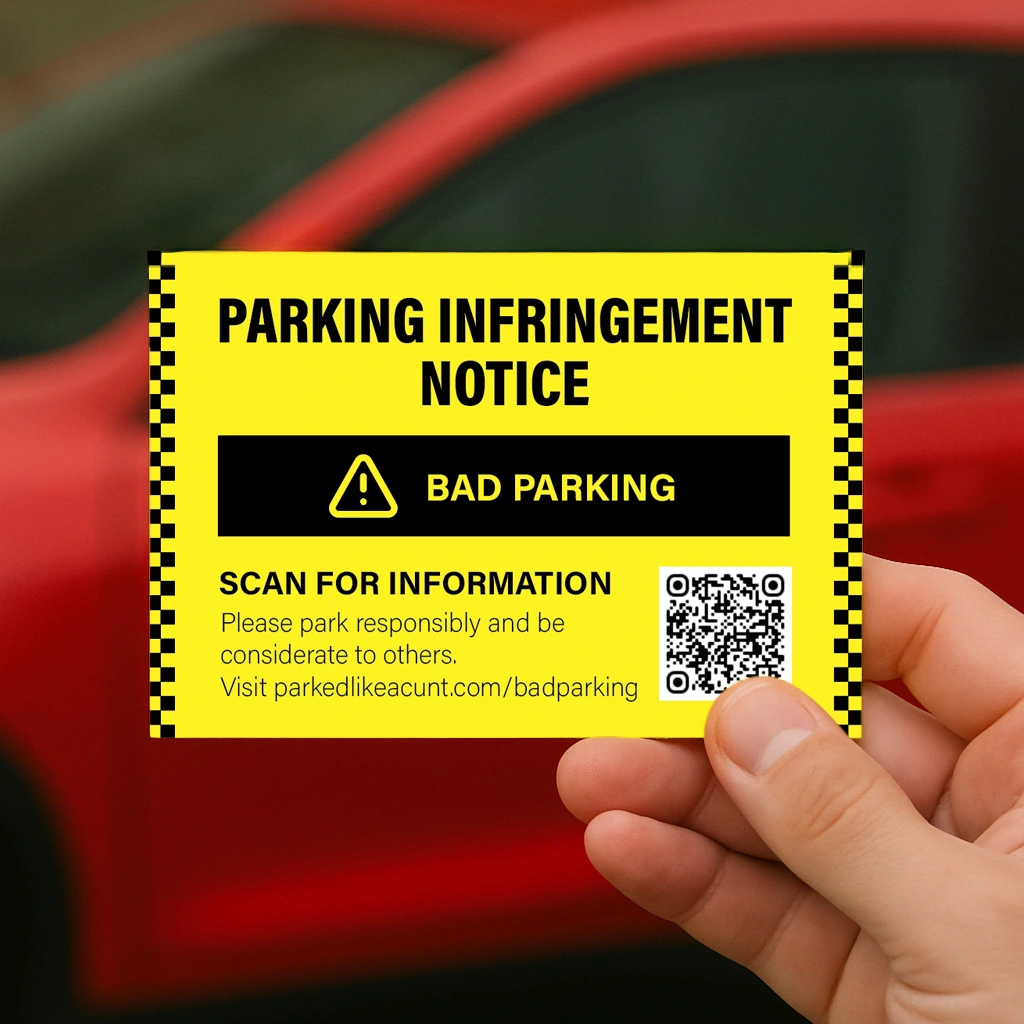 Bad Parking Notice